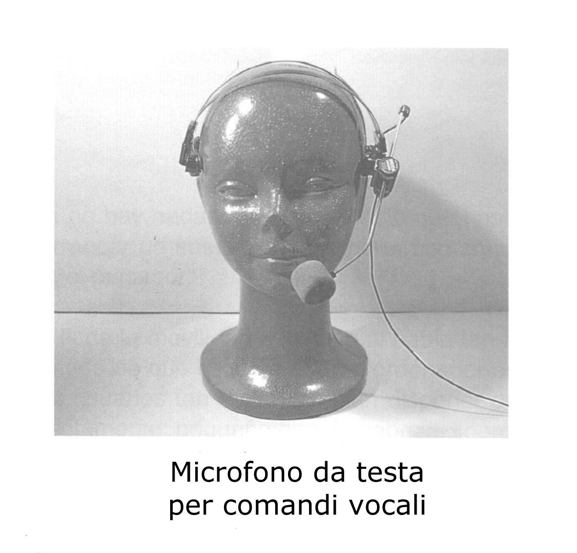 Immagine Microfono da testa per comandi vocali - Click sull'immagine per una versione ingrandita